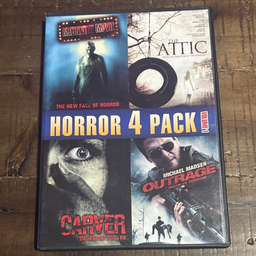 Horror 4 Pack DVD Collection - Bundle and Save 5/$20